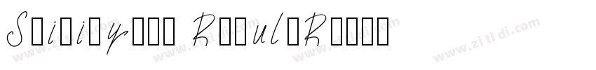 shiqiLynne regular字体转换